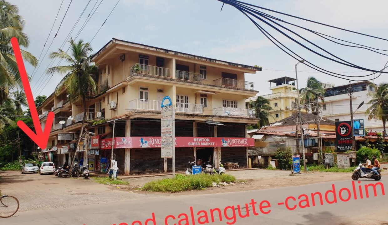 32sqm shop for lease near Newton`s Supermarket Calangute, 218-B, Aguada - Siolim Rd, Near St. Anthony Chapel, Calangute, Goa 403515